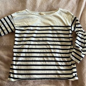 Sezane striped shirt 3/4 sleeves
